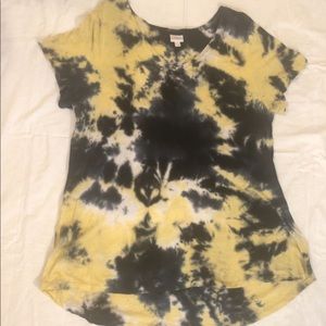 LulaRoe 3x tie dye Christy Tee